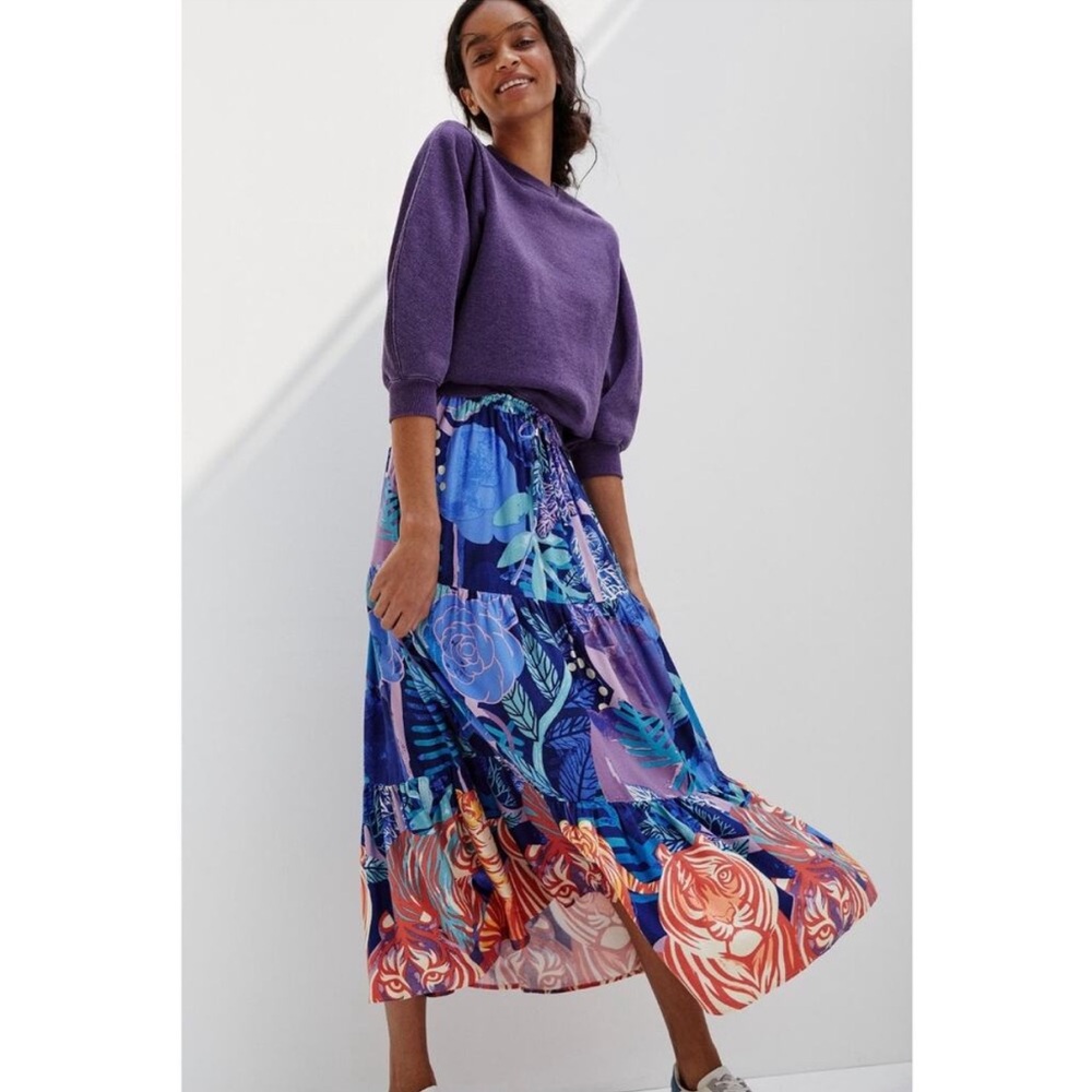 Anthropologie Cecilia Pettersson Bea Maxi Skirt Size XS Excellent Condition!